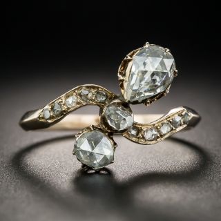 Victorian Rose-Cut Diamond Dinner Ring - 1