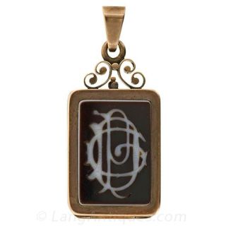 Victorian Rose Gold Cameo & Intaglio Fob