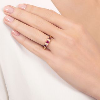Victorian Ruby and  Diamond Ring