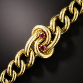 Victorian Ruby Bracelet