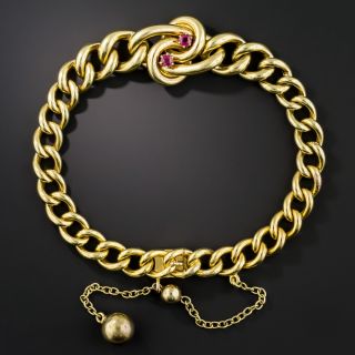 Victorian Ruby Bracelet