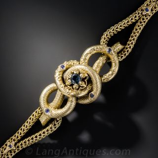 Victorian Sapphire Bracelet