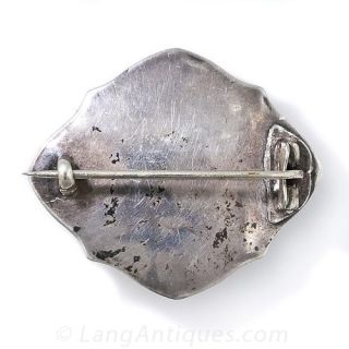 Victorian Scottish Agate and Jasper Brooch