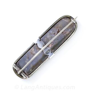 Victorian Scottish Agate Bar Pin