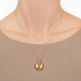 Victorian Seed Pearl Heart-Shaped Locket