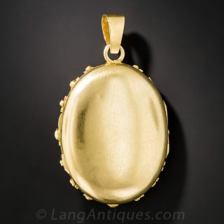 Victorian Seed Pearl Locket