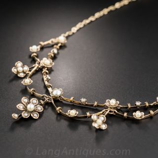 Victorian Seed Pearl Necklace