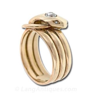 Victorian Serpent Ring