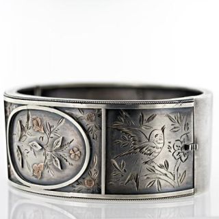 Victorian Silver Bangle, 1883-84