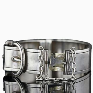 Victorian Silver Buckle Bracelet