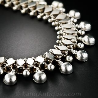 Victorian Silver Collar Necklace