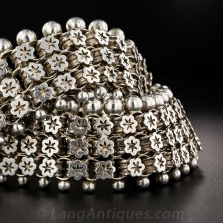 Victorian Silver Collar Necklace
