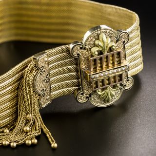Victorian Slide Bracelet with Tassel