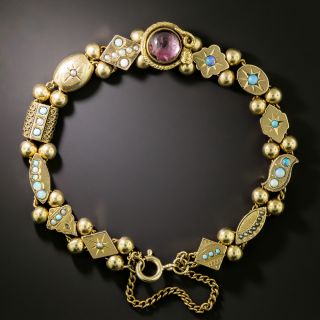 Victorian Slide Charm Bracelet - 2