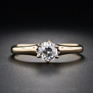 Victorian Solitaire Diamond Ring