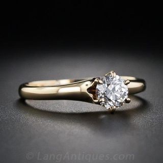 Victorian Solitaire Diamond Ring