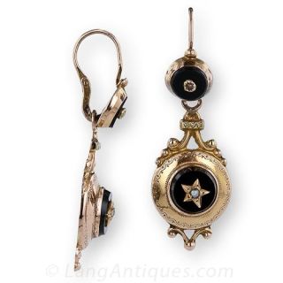 Victorian Star Drop Earrings