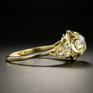 Victorian-Style 1.58 Carat Diamond Engagement Ring - GIA