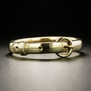 Victorian Style Belt and Buckle Ring - 2