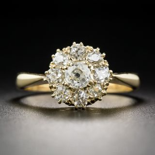Victorian Style Diamond Cluster Ring