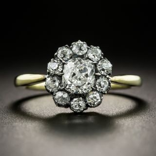 Victorian Style Diamond Cluster Ring - 2