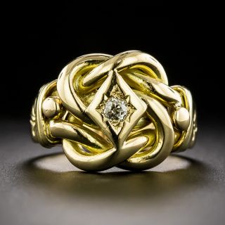 Victorian-Style Diamond Knot Ring, England 1919 - 2