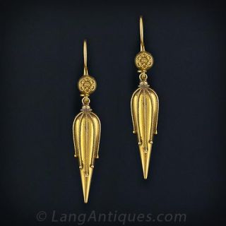Victorian Style Drop Earrings