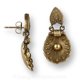 Victorian Style Drop Earrings
