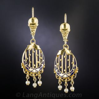 Victorian Style Drop Earrings
