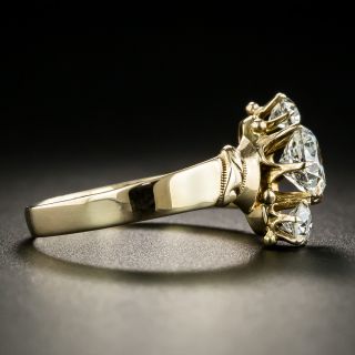Victorian Three-Stone Diamond Engagement Ring