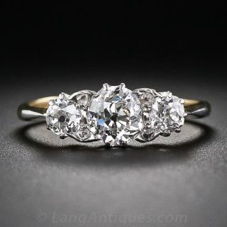 Victorian Three-Stone Diamond Ring