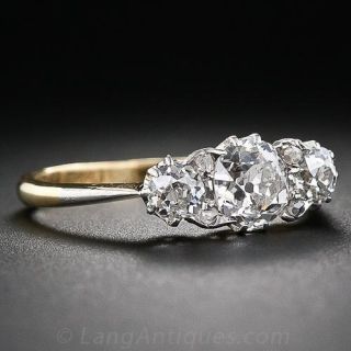 Victorian Three-Stone Diamond Ring