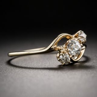 Victorian Three Stone Diamond Ring