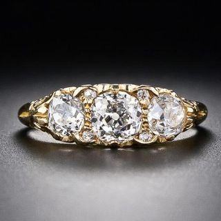Victorian Three-Stone Diamond Ring