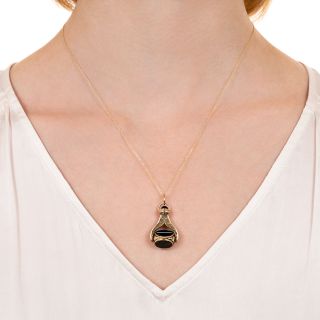 Victorian Three-Stone Fob Pendant