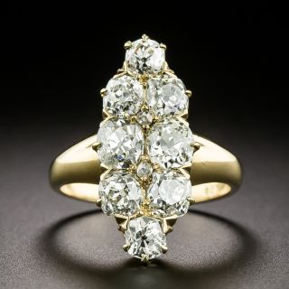Victorian Tiffany & Co. Diamond Cluster Ring - 2