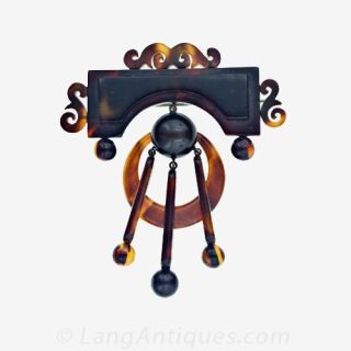 Victorian Tortoise Shell Pin Main View