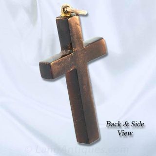 Victorian Tortoiseshell Cross Pendant