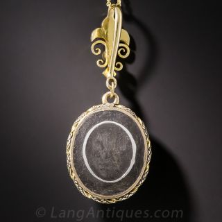 Victorian Turquoise and Pearl Pendant
