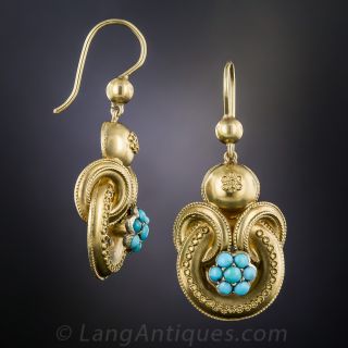 Victorian Turquoise Earrings