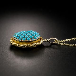 Victorian Turquoise Pendant Locket