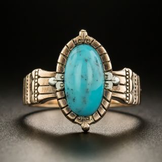 Victorian Turquoise Ring - 2