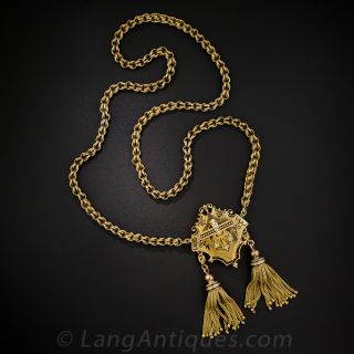 Victorian Twin-Tassel Necklace