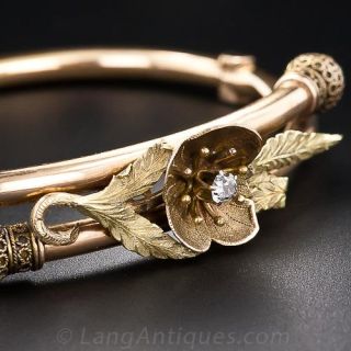 Victorian Two-Color Gold and Diamond Bracelet