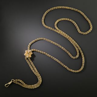 Victorian Watch Chain with Slide - 2