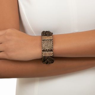 Victorian Woven Hair Bracelet