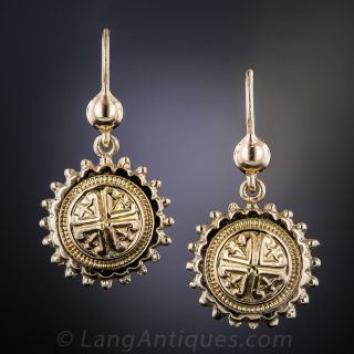 Victorian Yellow Gold Earrings
