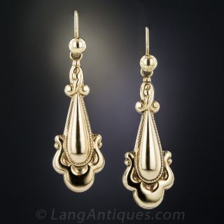 Victorian Yellow Gold Earrings