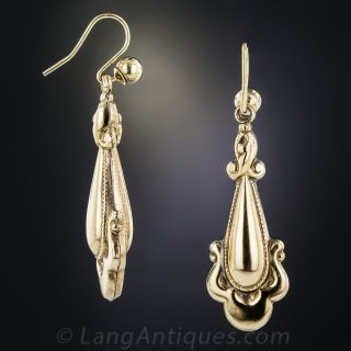 Victorian Yellow Gold Earrings