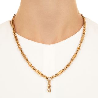 Victorian14K Gold Link Chain